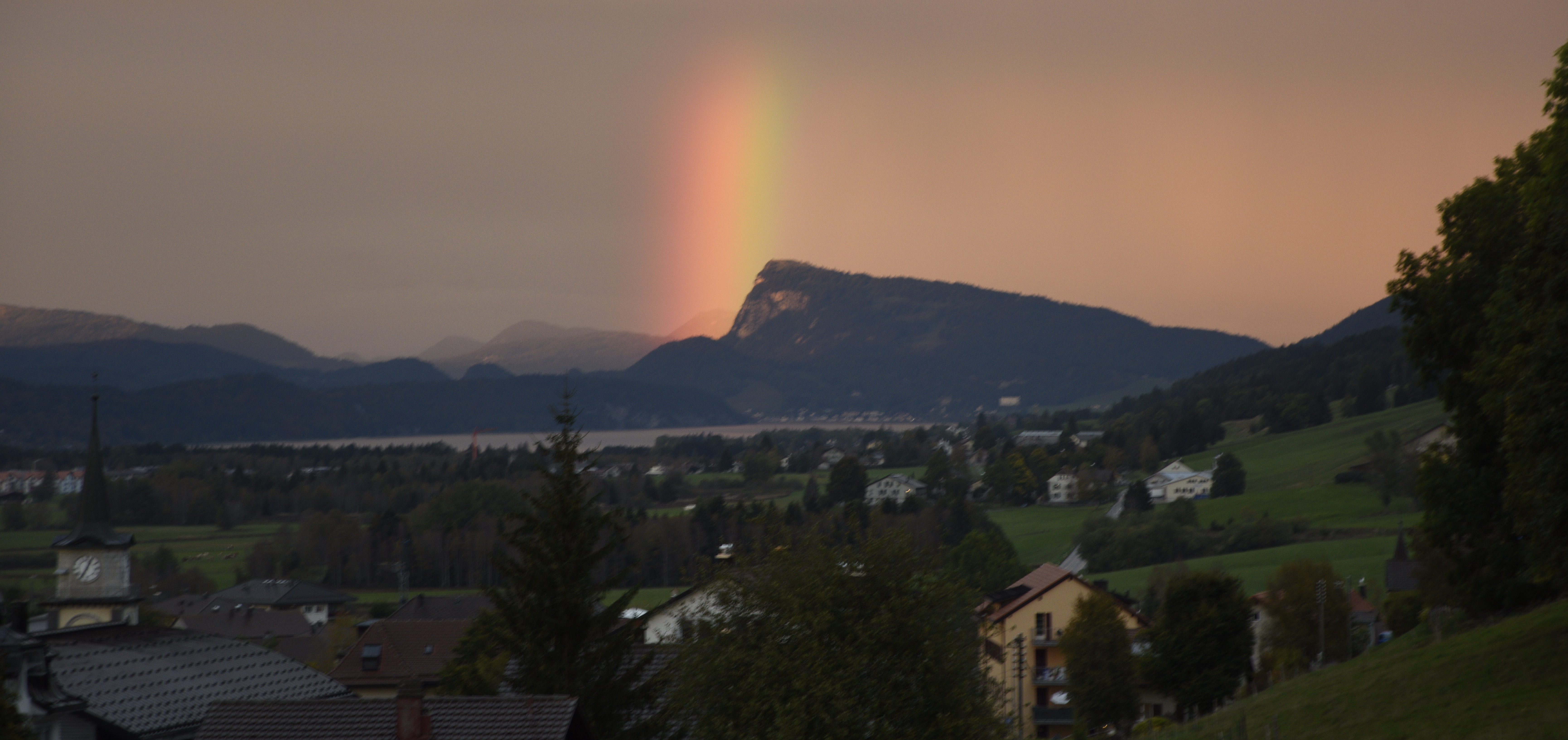 View to Dont De Vulion with the Rainbow